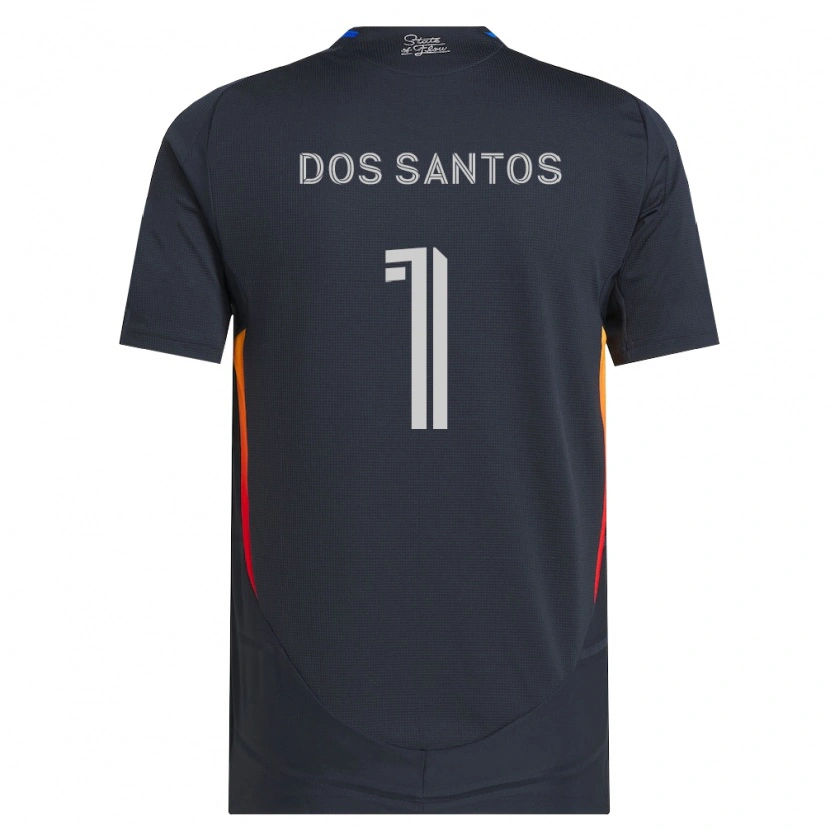Danxen Criança Camisola Cj Dos Santos #1 Cinza Escuro Vermelho Principal 2026/27 Camisa Brasil