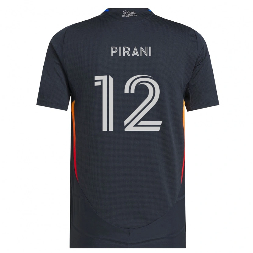 Danxen Criança Camisola Gabriel Pirani #12 Cinza Escuro Vermelho Principal 2026/27 Camisa Brasil