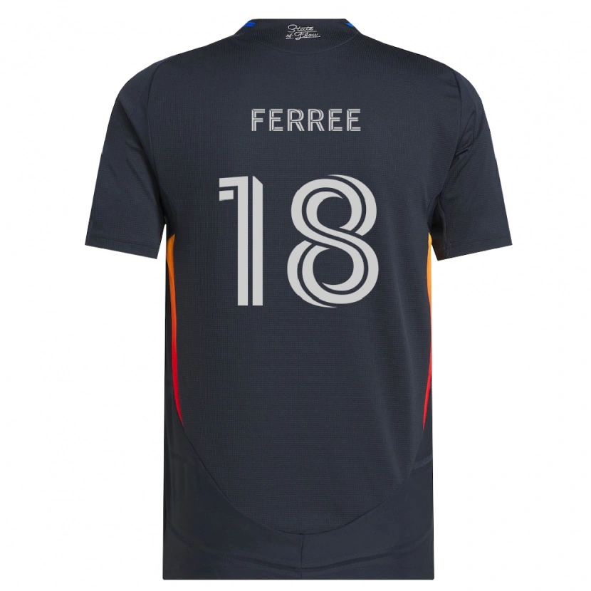 Danxen Criança Camisola Duran Ferree #18 Cinza Escuro Vermelho Principal 2026/27 Camisa Brasil