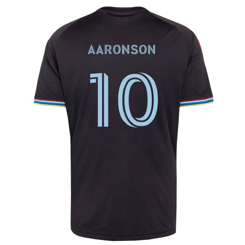 Danxen Criança Camisola Paxten Aaronson #10 Preto Azul Celeste Principal 2026/27 Camisa Brasil