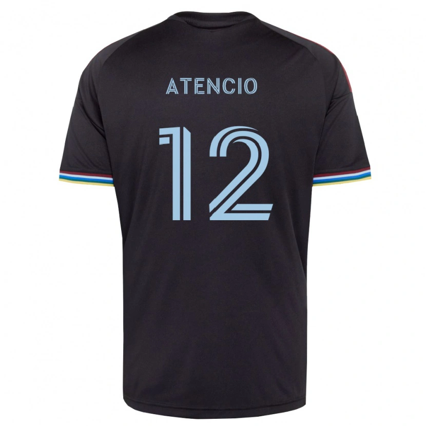 Danxen Criança Camisola Josh Atencio #12 Preto Azul Celeste Principal 2026/27 Camisa Brasil