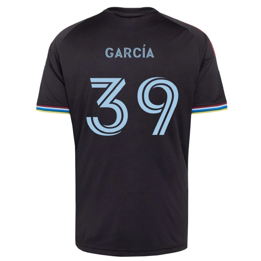 Danxen Criança Camisola Luis García #39 Preto Azul Celeste Principal 2026/27 Camisa Brasil