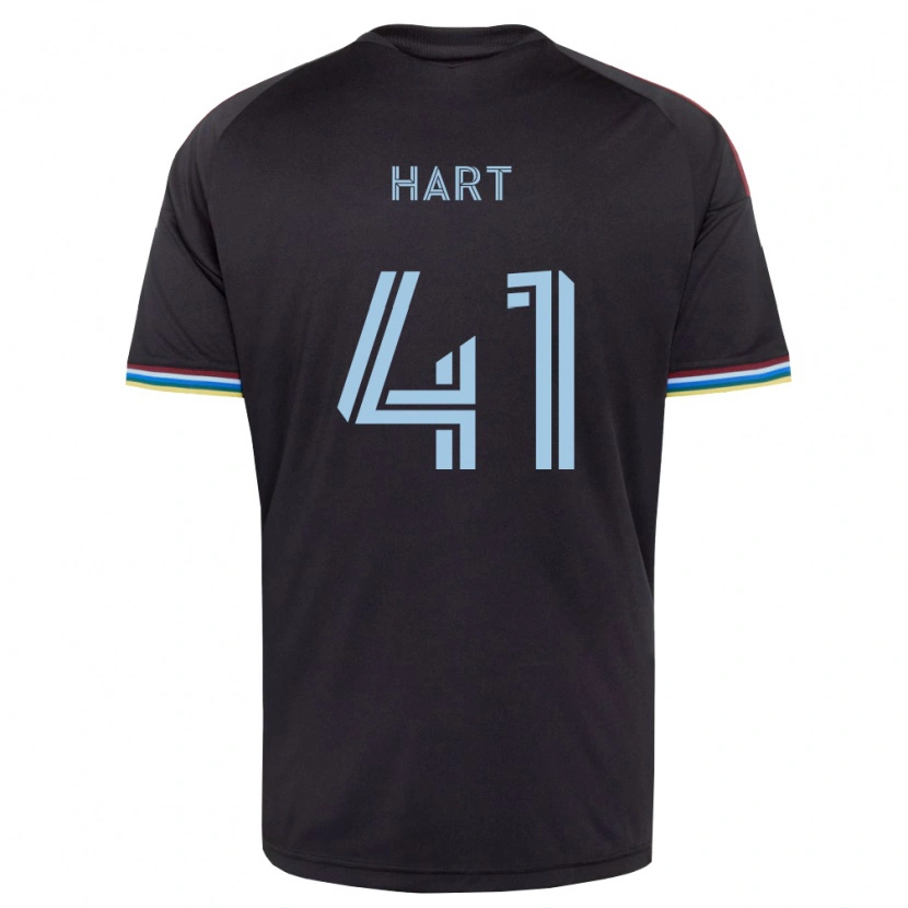 Danxen Criança Camisola Victor Hart #41 Preto Azul Celeste Principal 2026/27 Camisa Brasil