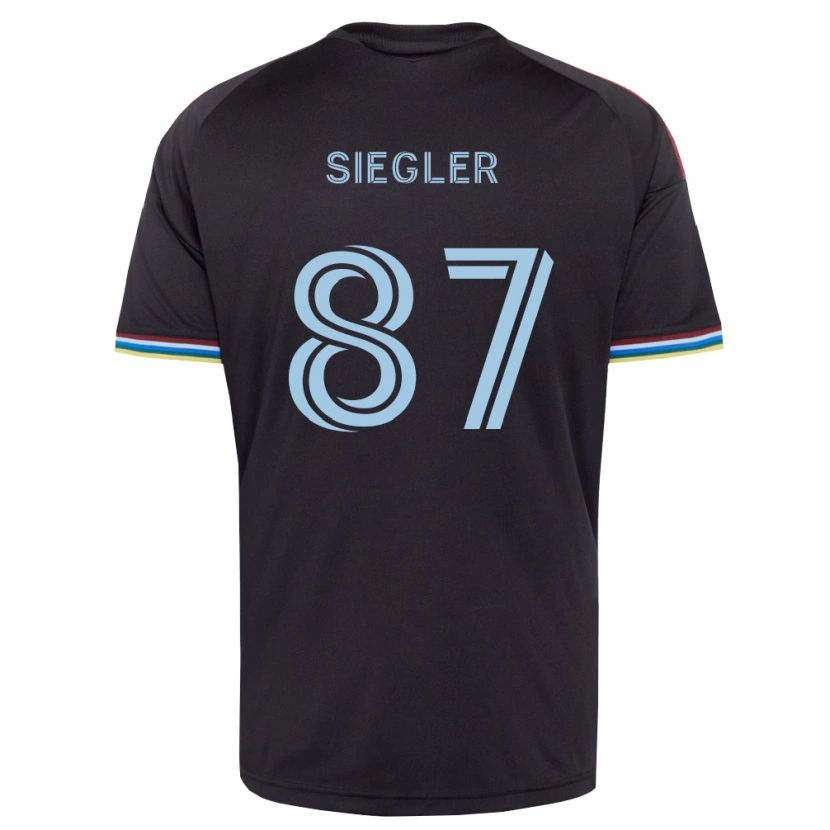 Danxen Criança Camisola Sebastian Siegler #87 Preto Azul Celeste Principal 2026/27 Camisa Brasil