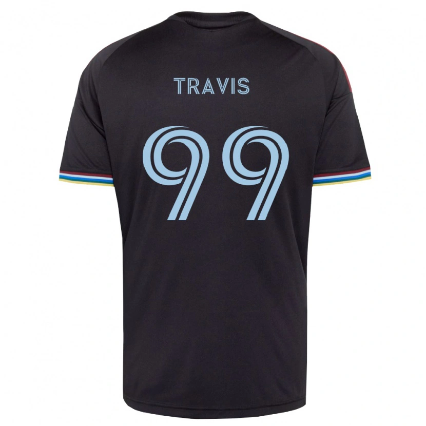 Danxen Criança Camisola Jackson Travis #99 Preto Azul Celeste Principal 2026/27 Camisa Brasil