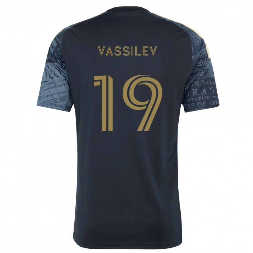 Danxen Criança Camisola Indiana Vassilev #19 Azul Marinho Marrom Principal 2026/27 Camisa Brasil