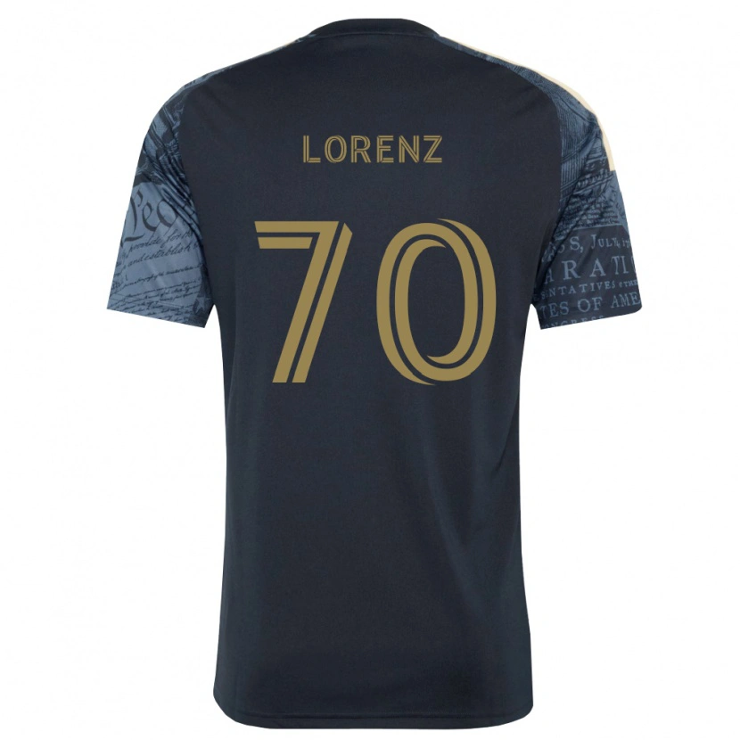 Danxen Criança Camisola Charli Lorenz #70 Azul Marinho Marrom Principal 2026/27 Camisa Brasil