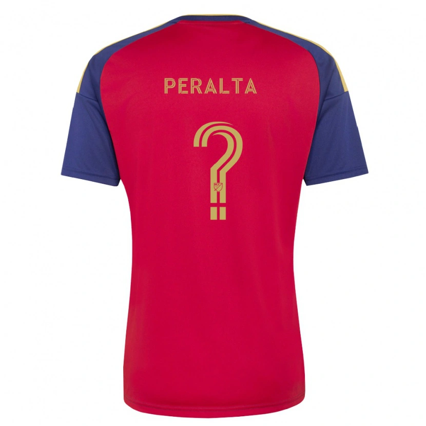 Danxen Criança Camisola Hunter Peralta #0 Azul Real Marrom Vermelho Principal 2026/27 Camisa Brasil