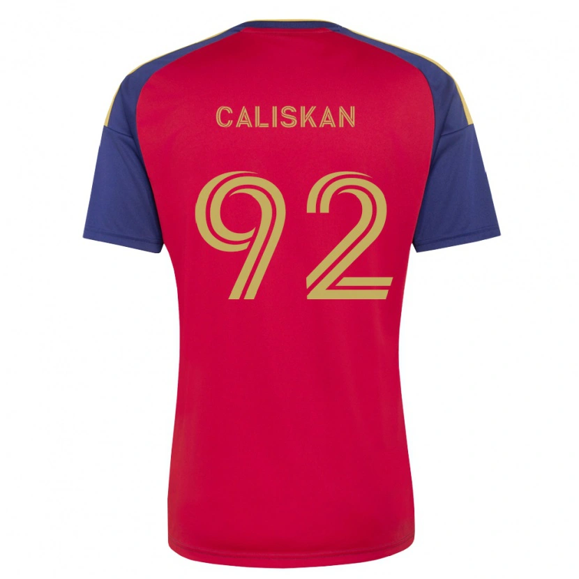 Danxen Criança Camisola Noel Caliskan #92 Azul Real Marrom Vermelho Principal 2026/27 Camisa Brasil