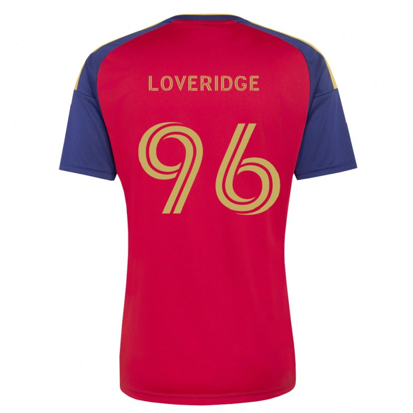 Danxen Criança Camisola Pete Loveridge #96 Azul Real Marrom Vermelho Principal 2026/27 Camisa Brasil