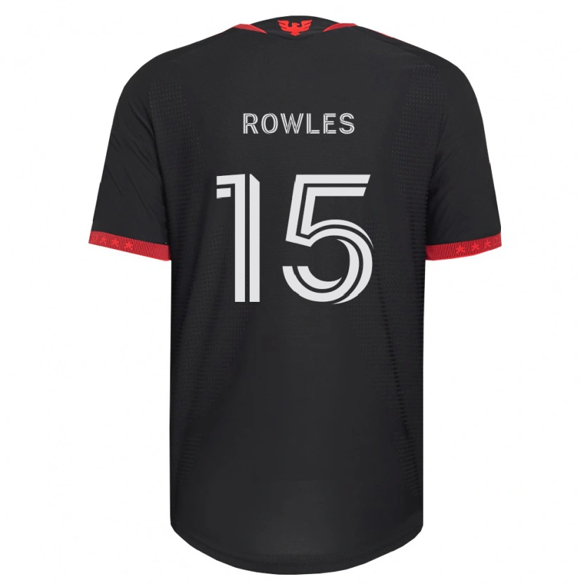 Danxen Criança Camisola Kye Rowles #15 Preto Branco Vermelho Principal 2026/27 Camisa Brasil