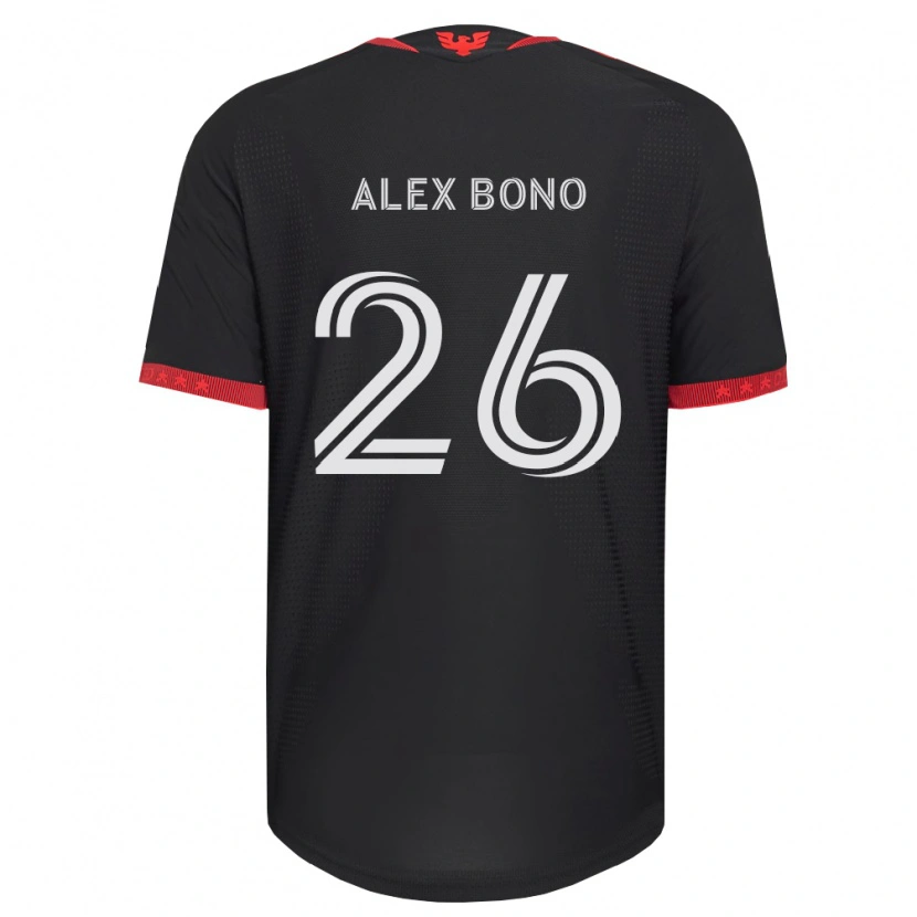 Danxen Criança Camisola Alex Bono #26 Preto Branco Vermelho Principal 2026/27 Camisa Brasil