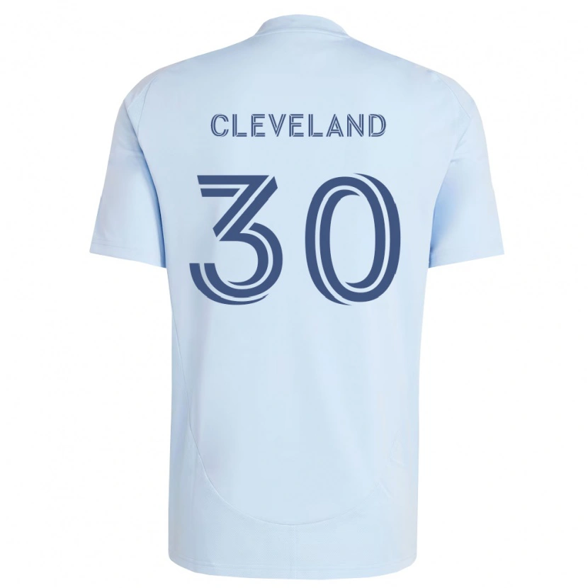 Danxen Criança Camisola Stefan Cleveland #30 Azul Claro Cinza Claro Principal 2026/27 Camisa Brasil