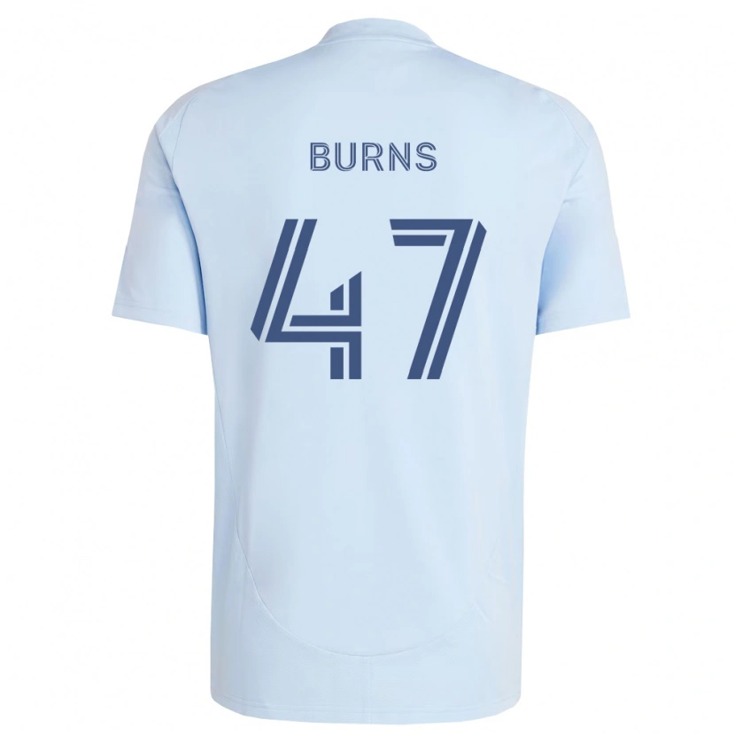 Danxen Criança Camisola Trevor Burns #47 Azul Claro Cinza Claro Principal 2026/27 Camisa Brasil