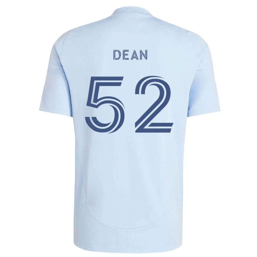 Danxen Criança Camisola Finn Dean #52 Azul Claro Cinza Claro Principal 2026/27 Camisa Brasil