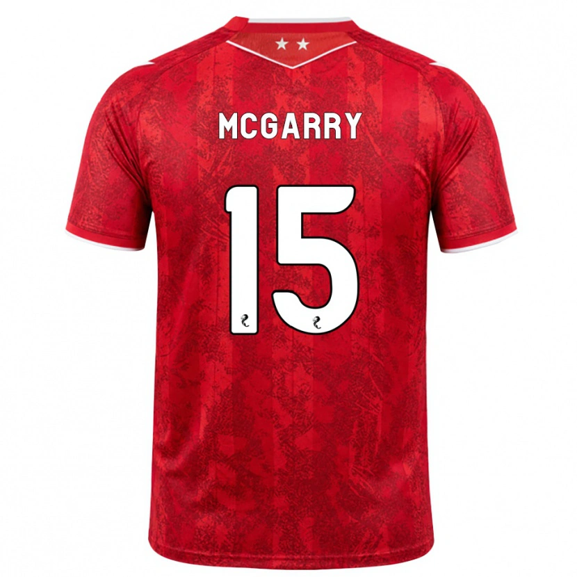 Danxen Criança Camisola James Mcgarry #15 Vermelho Branco Principal 2026/27 Camisa Brasil