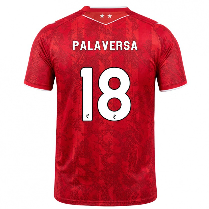 Danxen Criança Camisola Ante Palaversa #18 Vermelho Branco Principal 2026/27 Camisa Brasil