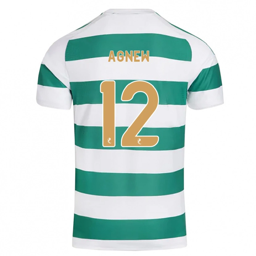 Danxen Criança Camisola Murphy Agnew #12 Ciano Escuro Branco Principal 2026/27 Camisa Brasil