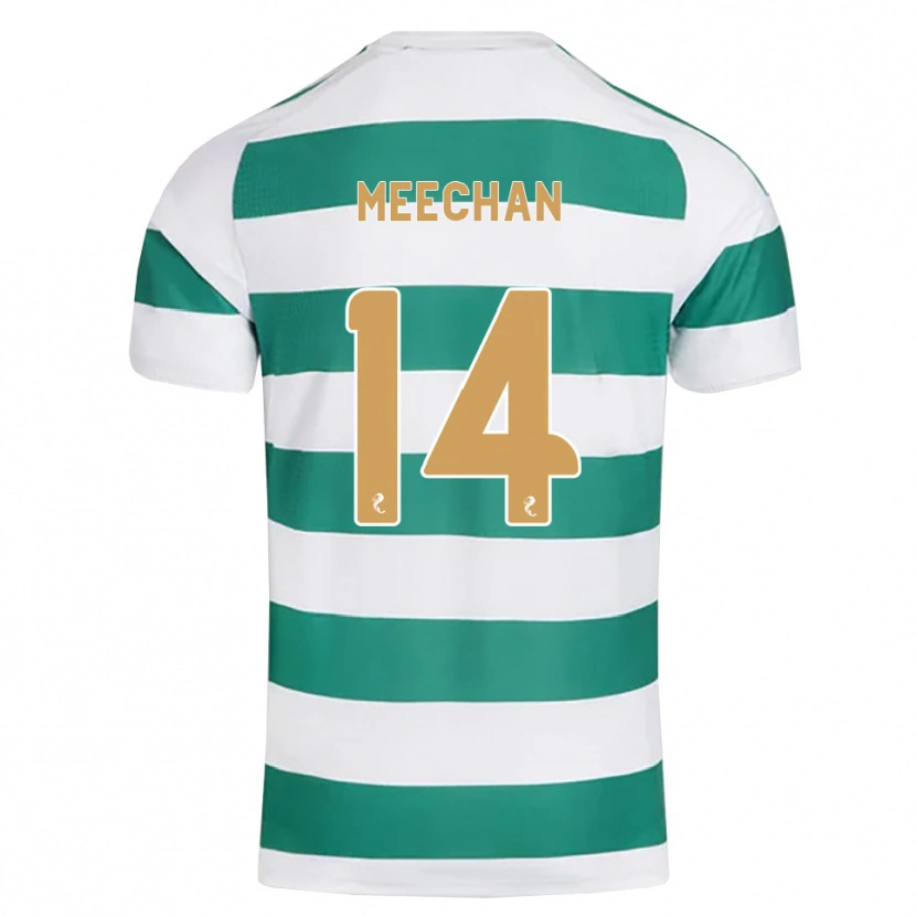 Danxen Criança Camisola Nathan Meechan #14 Ciano Escuro Branco Principal 2026/27 Camisa Brasil