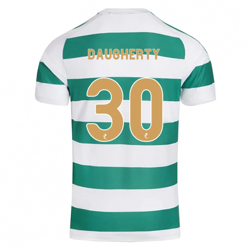 Danxen Criança Camisola Kelsey Daugherty #30 Ciano Escuro Branco Principal 2026/27 Camisa Brasil