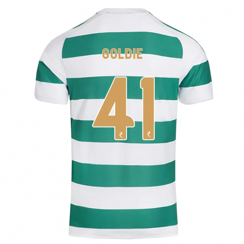 Danxen Criança Camisola Clare Goldie #41 Ciano Escuro Branco Principal 2026/27 Camisa Brasil