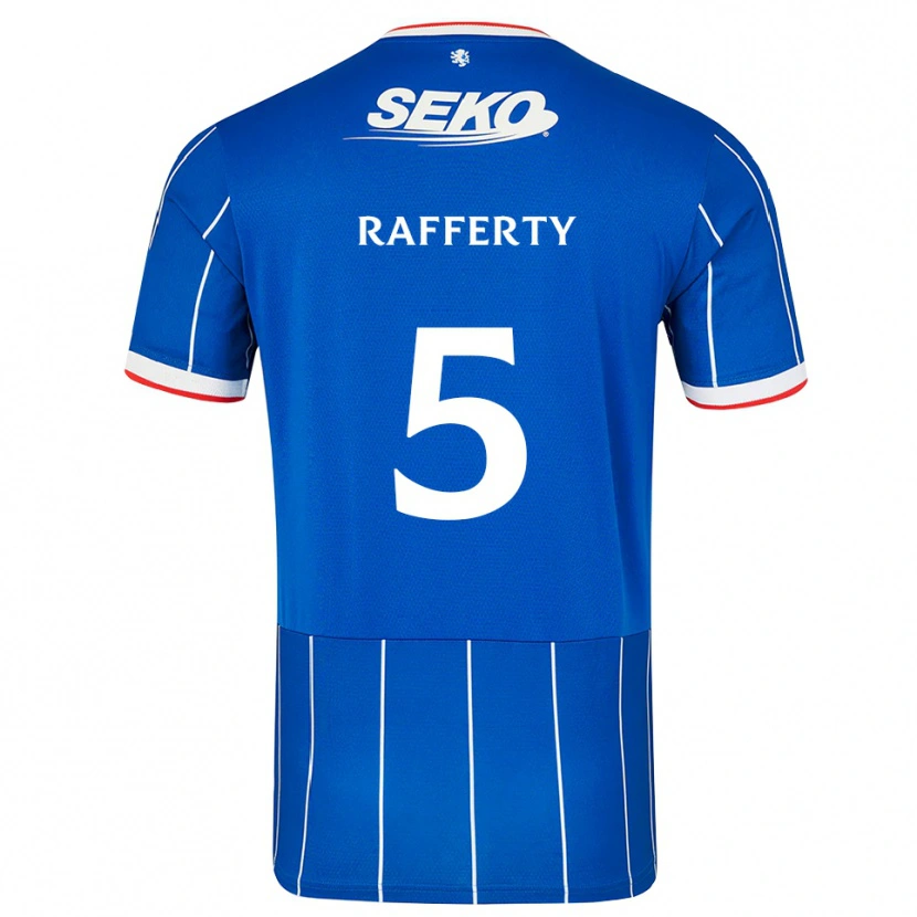 Danxen Criança Camisola Laura Rafferty #5 Vermelho Azul Branco Principal 2026/27 Camisa Brasil