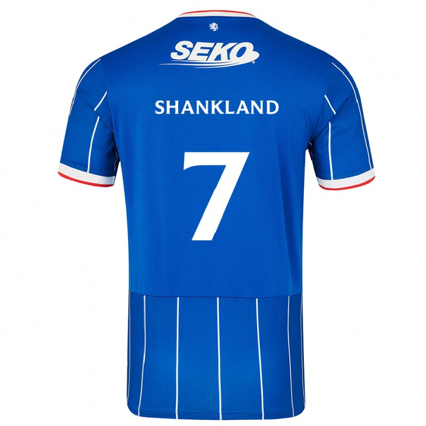 Danxen Criança Camisola Lawrence Shankland #7 Vermelho Azul Branco Principal 2026/27 Camisa Brasil