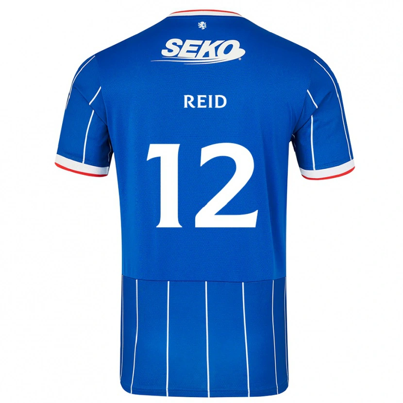 Danxen Criança Camisola James Reid #12 Vermelho Azul Branco Principal 2026/27 Camisa Brasil
