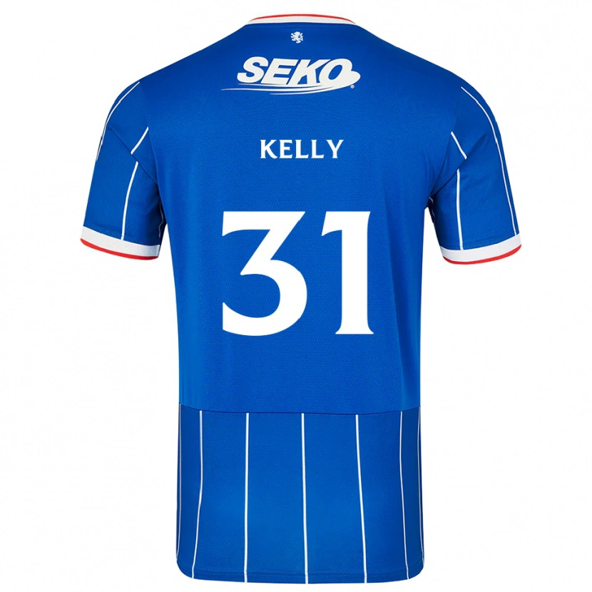 Danxen Criança Camisola Liam Kelly #31 Vermelho Azul Branco Principal 2026/27 Camisa Brasil