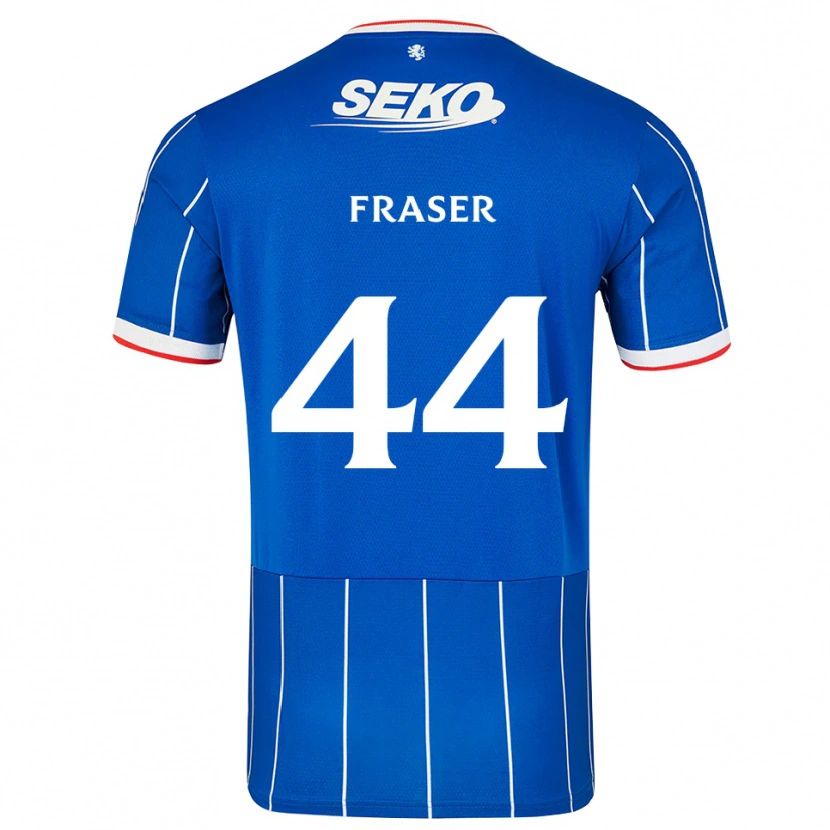 Danxen Criança Camisola Robbie Fraser #44 Vermelho Azul Branco Principal 2026/27 Camisa Brasil