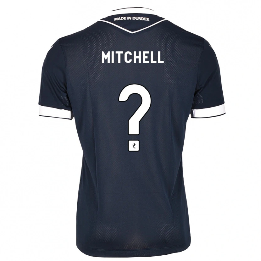 Danxen Criança Camisola Josh Mitchell #0 Azul Meia-Noite Branco Principal 2026/27 Camisa Brasil