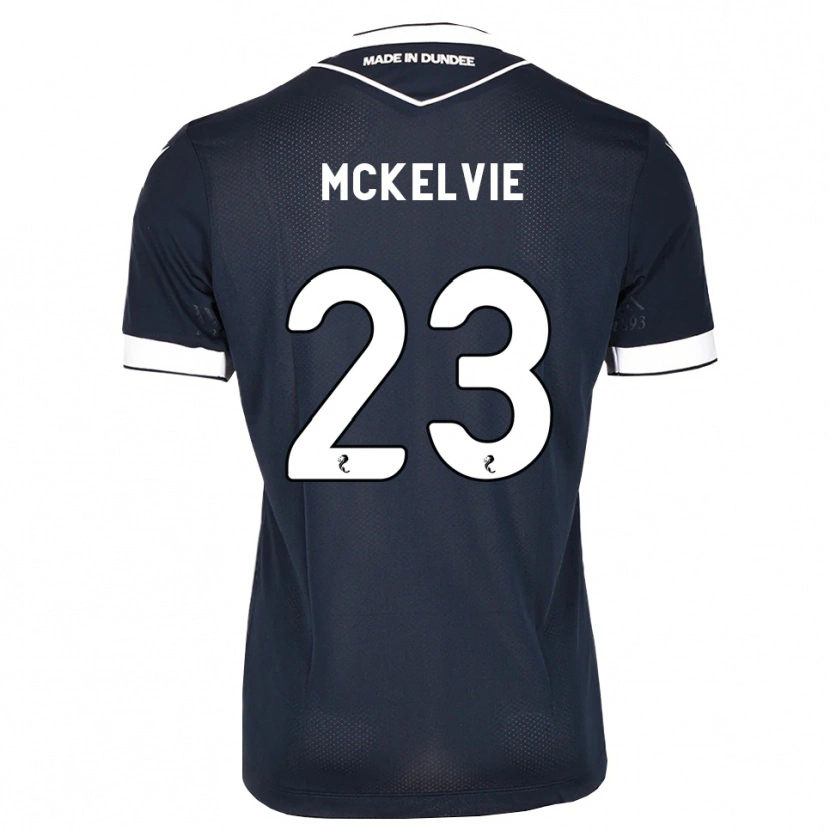 Danxen Criança Camisola Lewis Mckelvie #23 Azul Meia-Noite Branco Principal 2026/27 Camisa Brasil