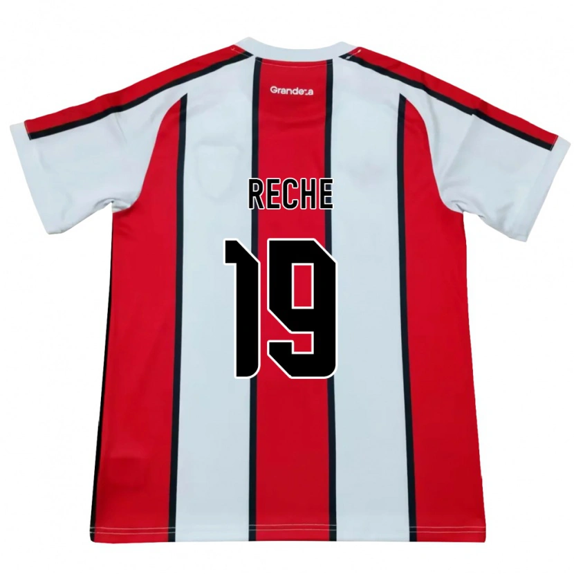 Danxen Criança Camisola Abril Reche #19 Branco Vermelho Preto Alternativa 2026/27 Camisa Brasil