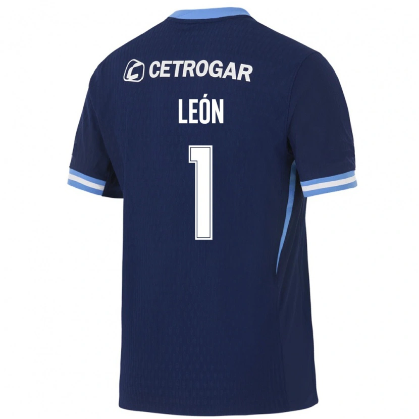 Danxen Criança Camisola Roberto Leon #1 Azul Real Azul Claro Branco Alternativa 2026/27 Camisa Brasil