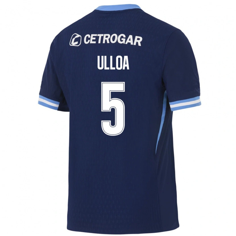 Danxen Criança Camisola Camila Ulloa #5 Azul Real Azul Claro Branco Alternativa 2026/27 Camisa Brasil