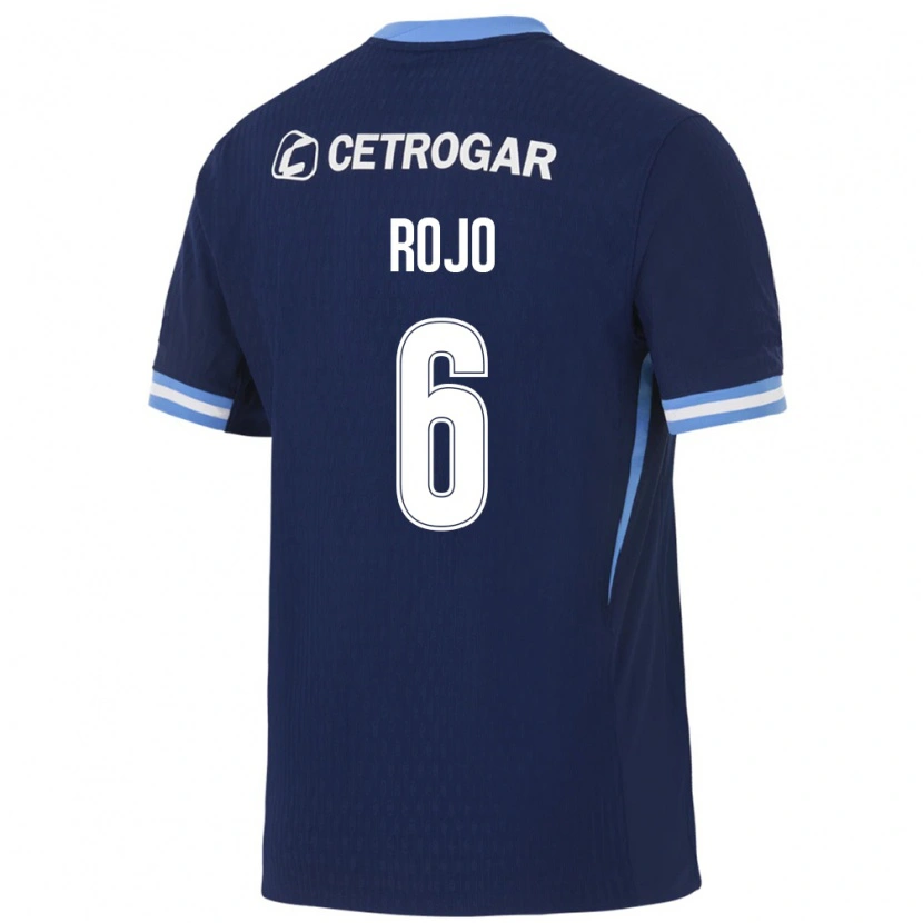 Danxen Criança Camisola Marcos Rojo #6 Azul Real Azul Claro Branco Alternativa 2026/27 Camisa Brasil