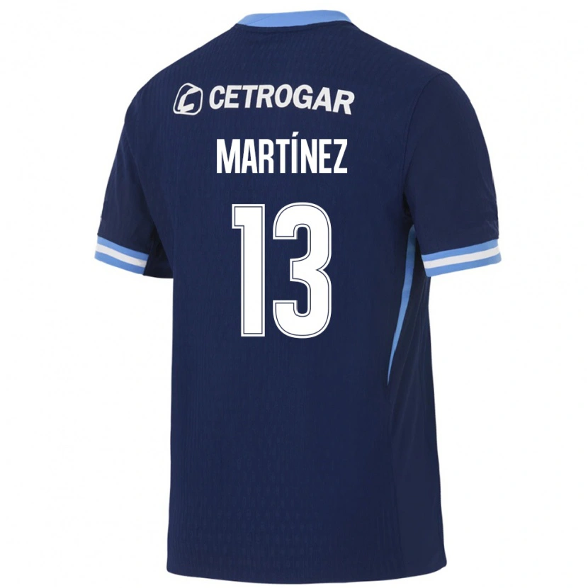 Danxen Criança Camisola Mateo Martínez #13 Azul Real Azul Claro Branco Alternativa 2026/27 Camisa Brasil