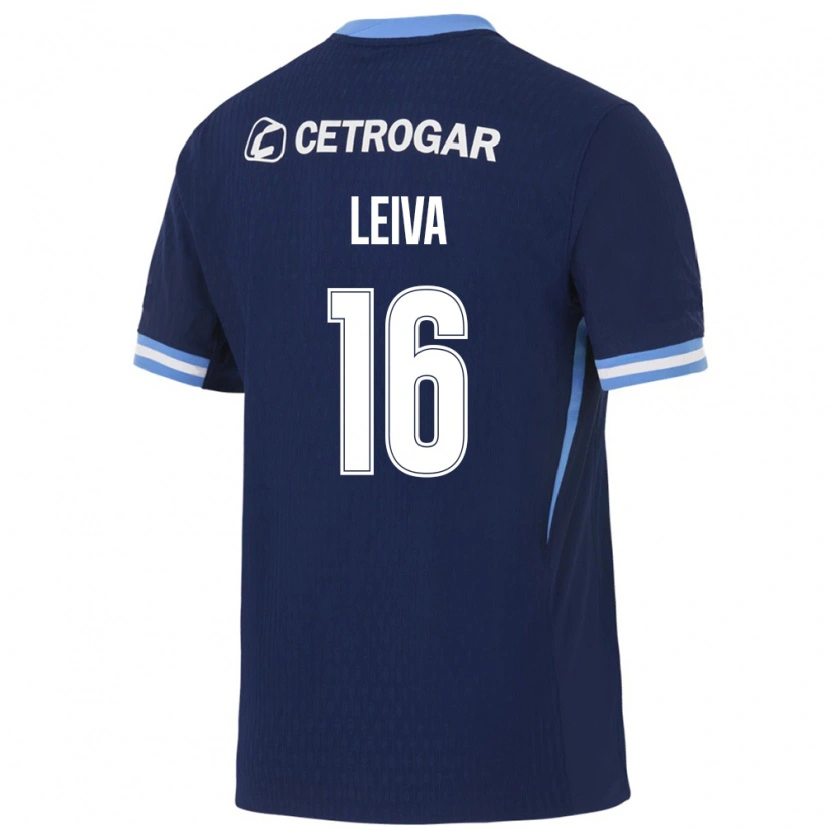 Danxen Criança Camisola Gonzalo Leiva #16 Azul Real Azul Claro Branco Alternativa 2026/27 Camisa Brasil