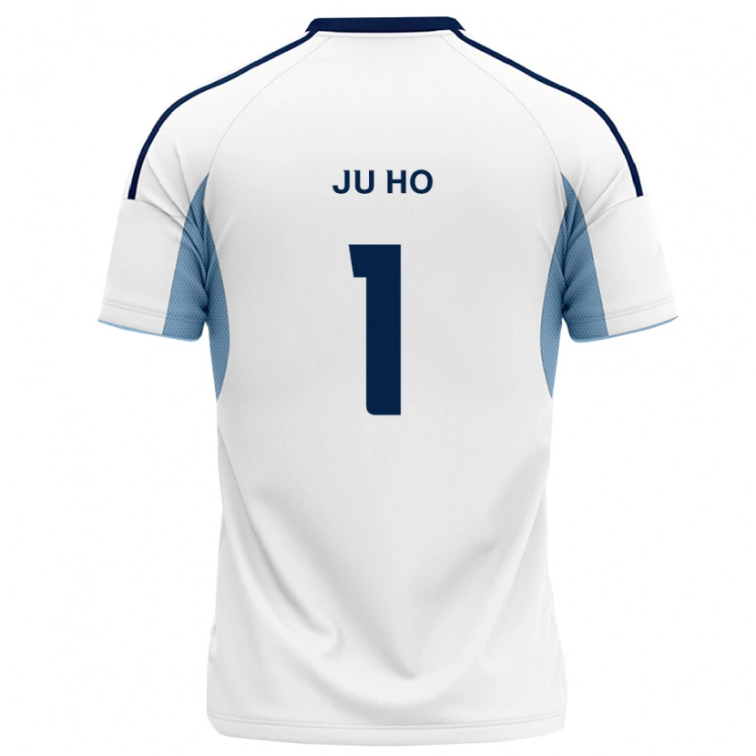 Danxen Criança Camisola Ju-Ho Choi #1 Azul Real Branco Alternativa 2026/27 Camisa Brasil