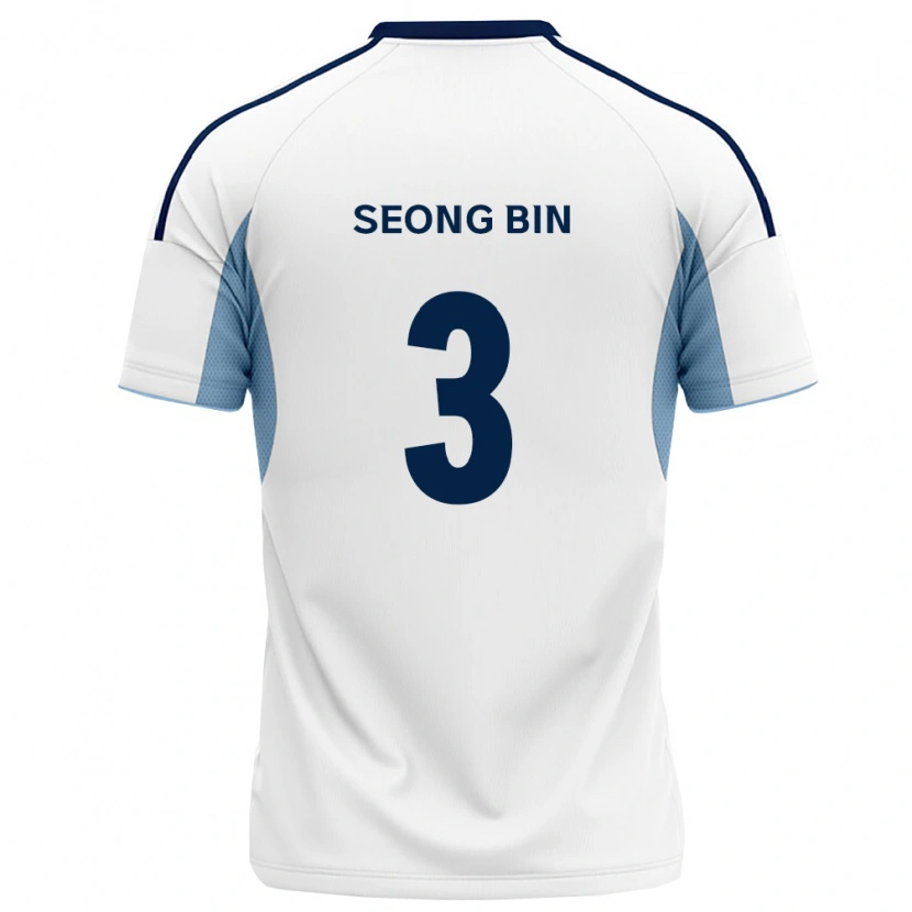 Danxen Criança Camisola Seong-Bin Jung #3 Azul Real Branco Alternativa 2026/27 Camisa Brasil