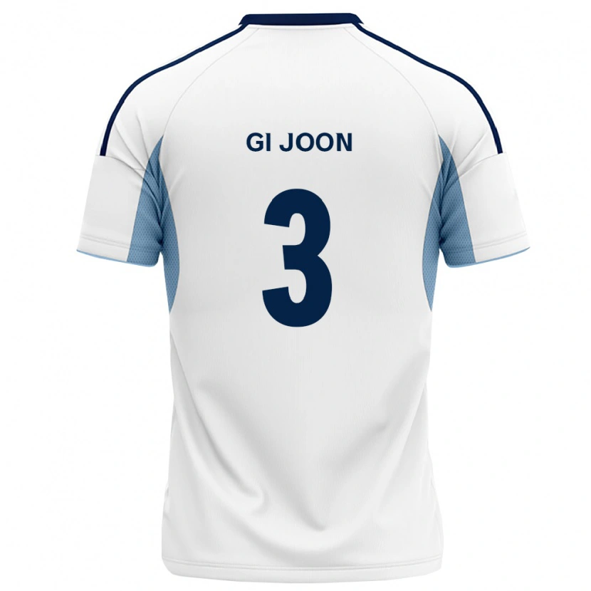 Danxen Criança Camisola Gi-Joon Kim #3 Azul Real Branco Alternativa 2026/27 Camisa Brasil