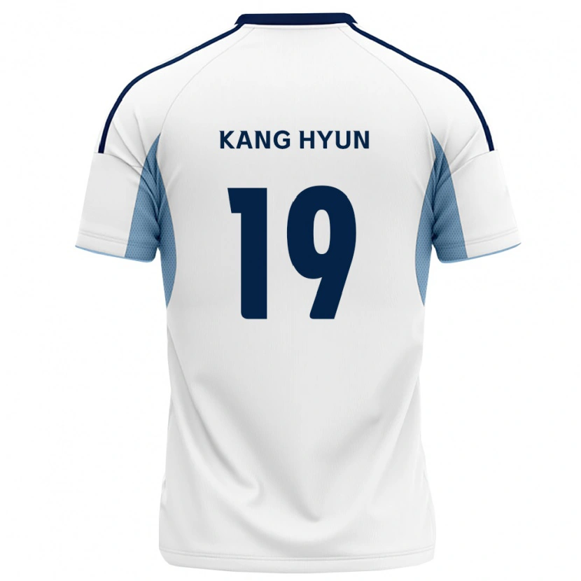 Danxen Criança Camisola Kang-Hyun Park #19 Azul Real Branco Alternativa 2026/27 Camisa Brasil