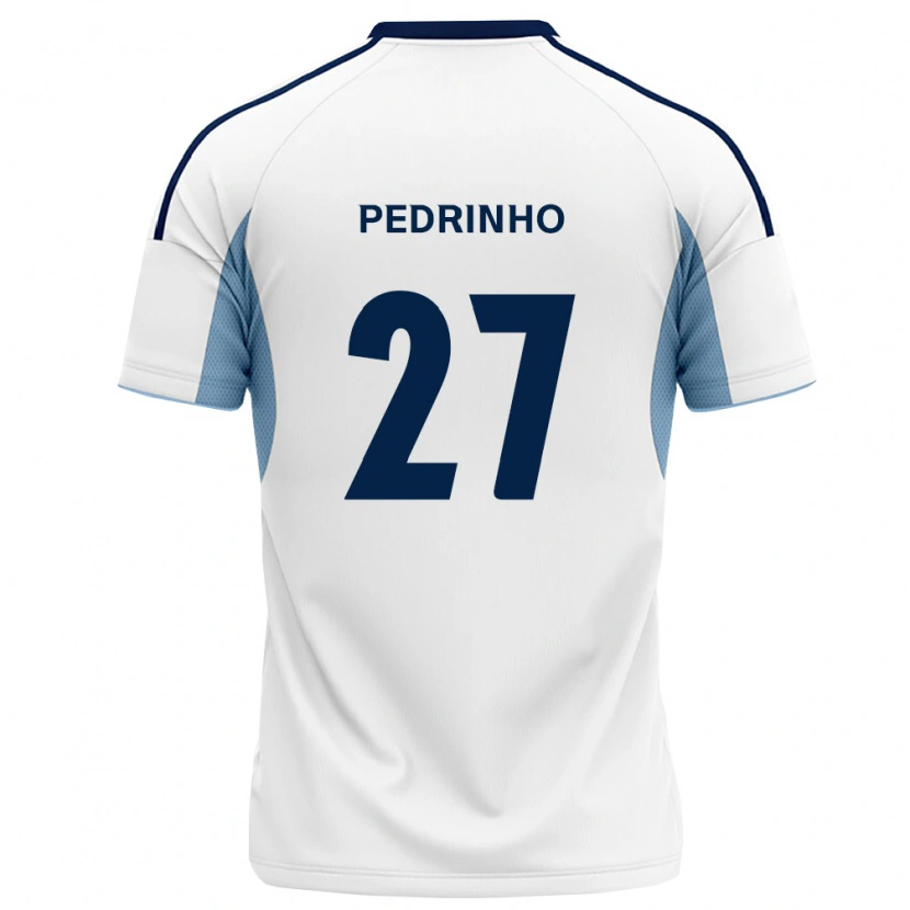 Danxen Criança Camisola Pedrinho #27 Azul Real Branco Alternativa 2026/27 Camisa Brasil