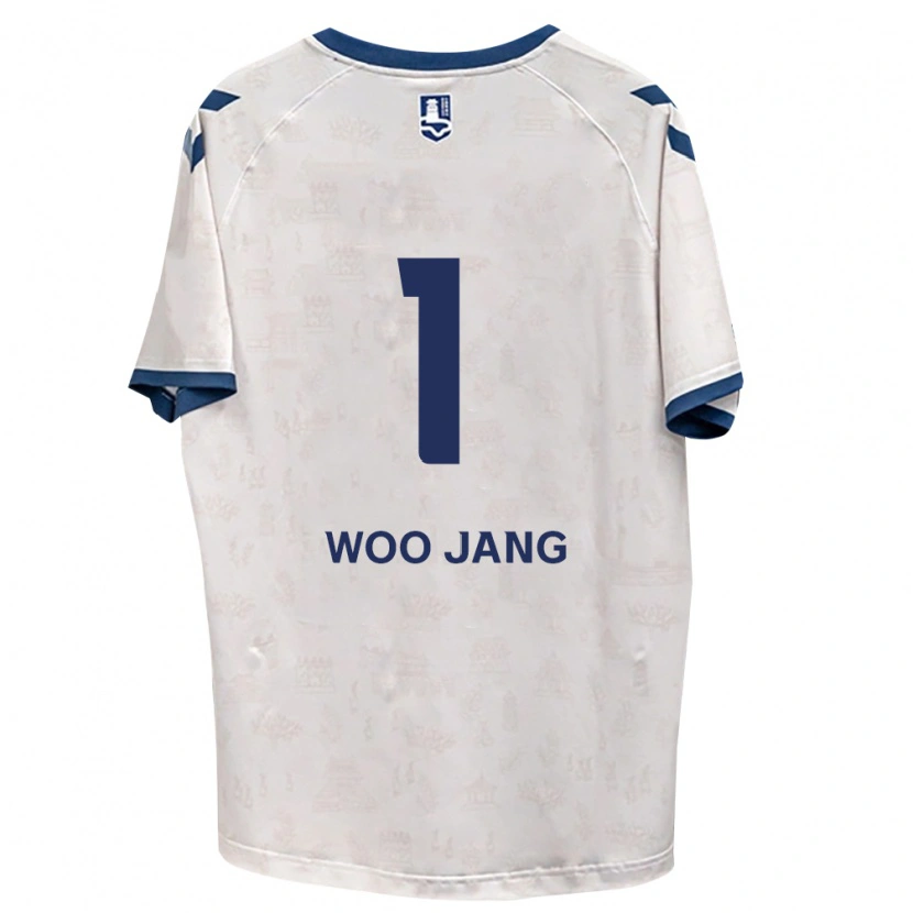 Danxen Criança Camisola Woo-Jang Jo #1 Azul Real Branco Alternativa 2026/27 Camisa Brasil