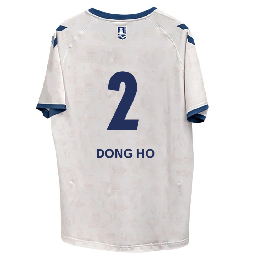 Danxen Criança Camisola Dong-Ho Jeong #2 Azul Real Branco Alternativa 2026/27 Camisa Brasil