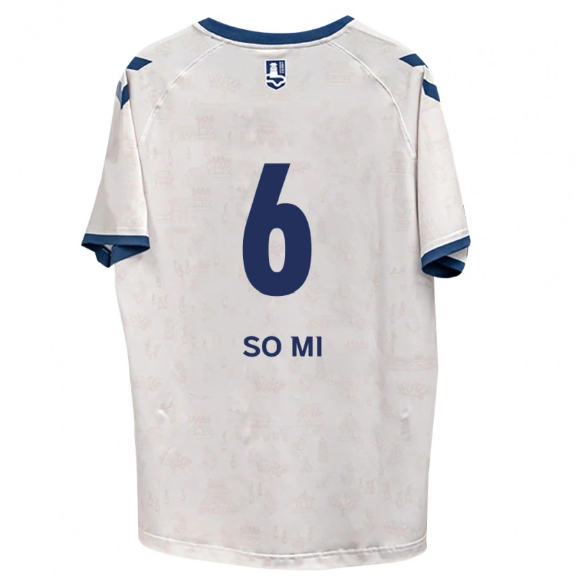 Danxen Criança Camisola So-Mi Choi #6 Azul Real Branco Alternativa 2026/27 Camisa Brasil