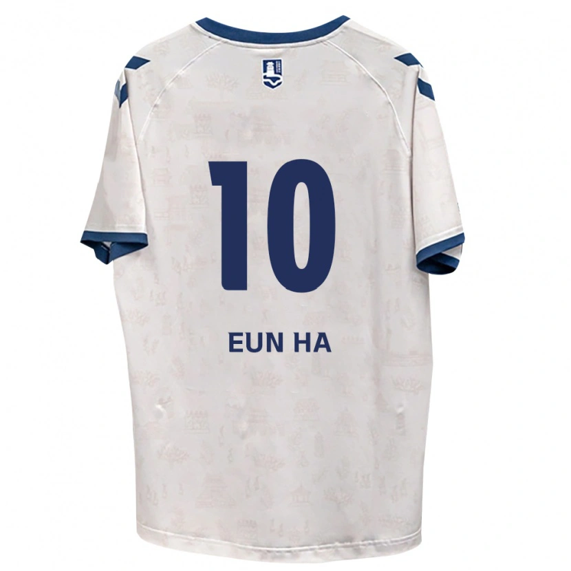 Danxen Criança Camisola Eun-Ha Jeon #10 Azul Real Branco Alternativa 2026/27 Camisa Brasil