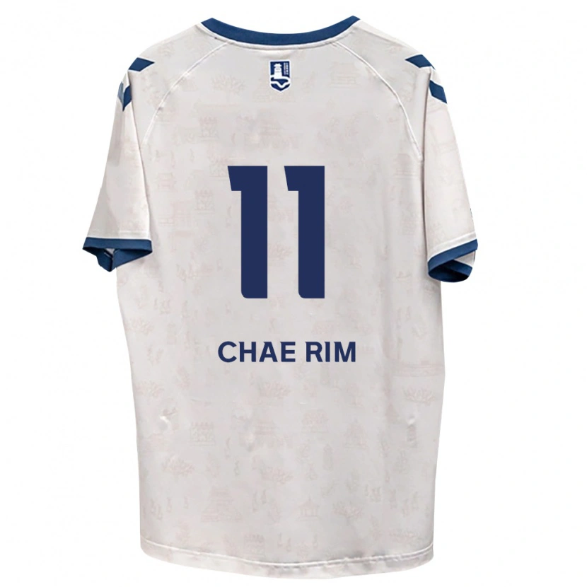 Danxen Criança Camisola Chae-Rim Kang #11 Azul Real Branco Alternativa 2026/27 Camisa Brasil
