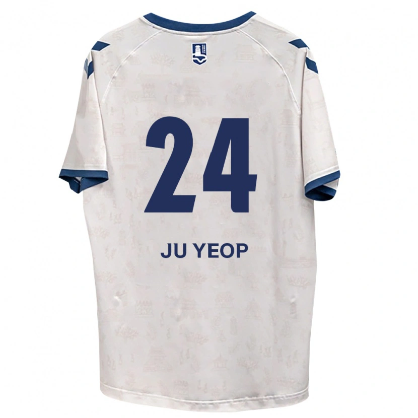 Danxen Criança Camisola Ju-Yeop Kim #24 Azul Real Branco Alternativa 2026/27 Camisa Brasil