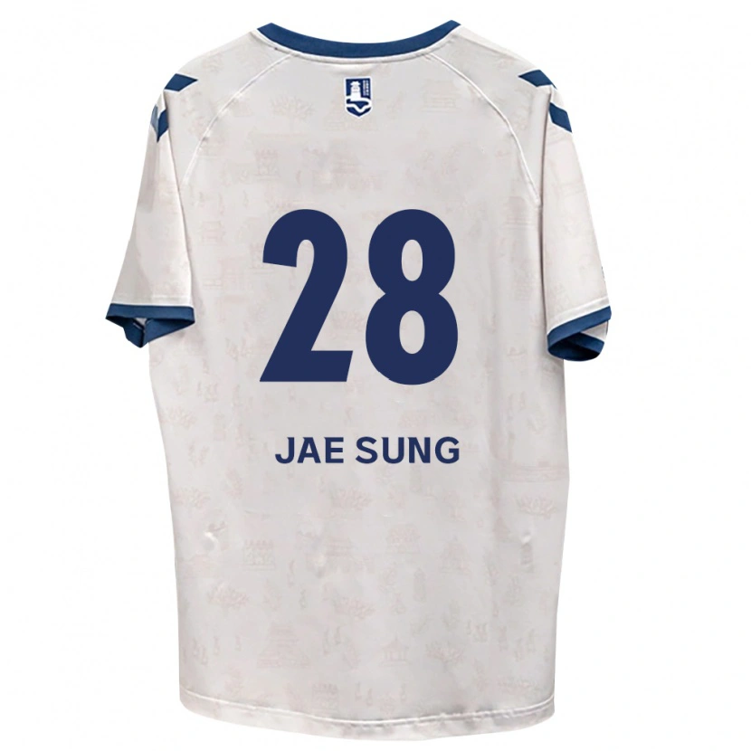 Danxen Criança Camisola Jae-Sung Kim #28 Azul Real Branco Alternativa 2026/27 Camisa Brasil